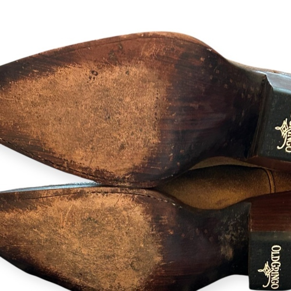 Old Gringo Brown Western Cowboy Boots - Picture 6 of 10